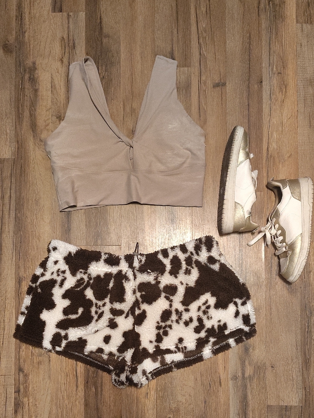 Old Navy Beige Active Sports Bra